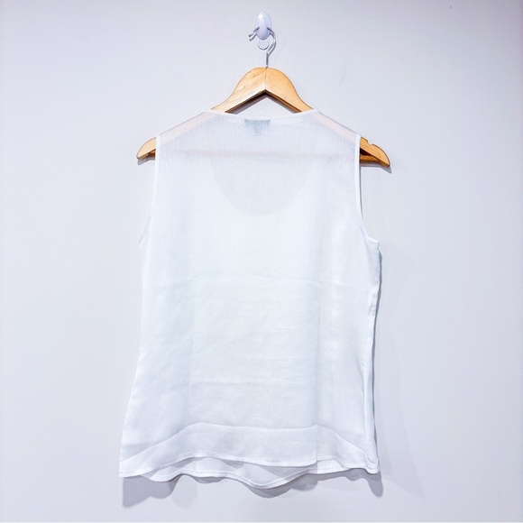 CONRAD C Lightweight white camisole with front details - Picture 4 of 6